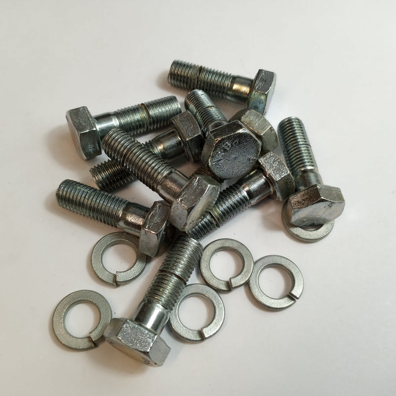 Bolt set, bell house to block