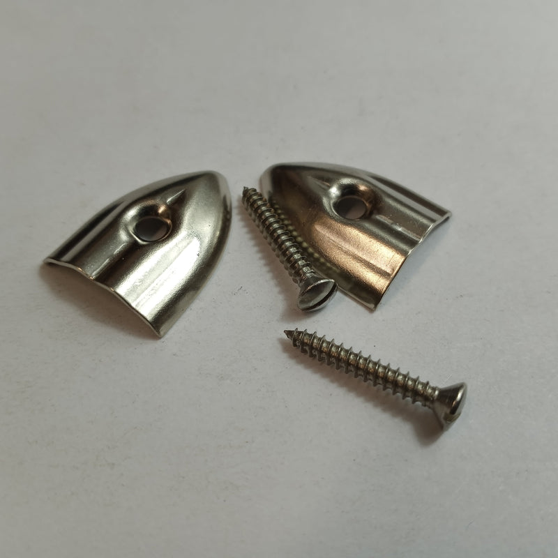 Hood "Hidem" end cap trim set of 2 with screws