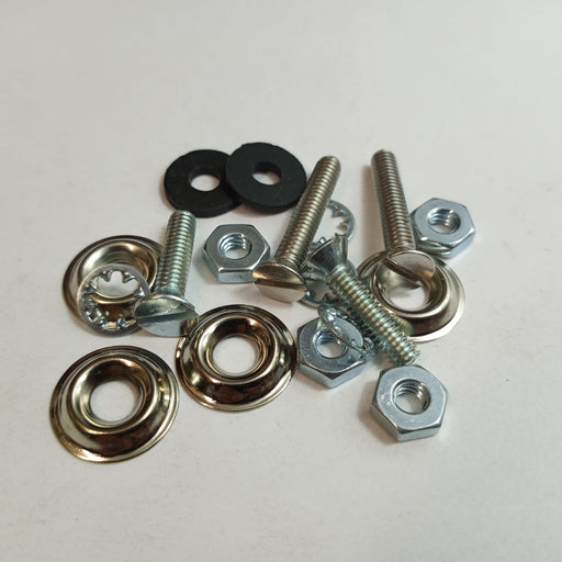 Hood canvass to hood bow fastener set