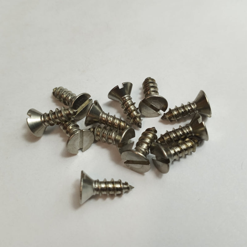 Seat rail to floorboard screw set