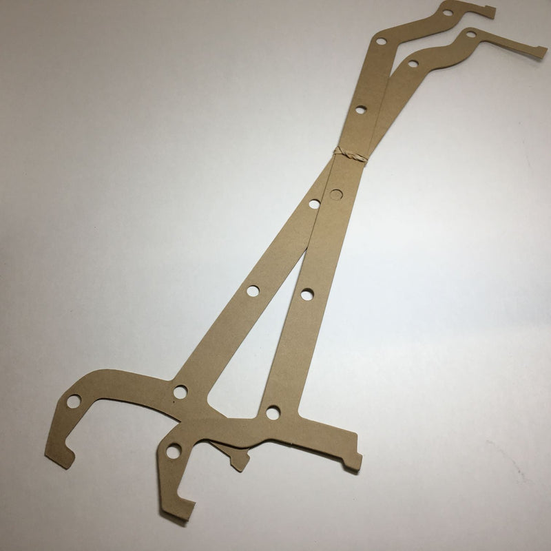 Gasket, oil pan, 2 piece set