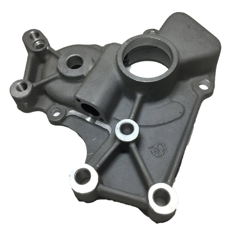 Cover plate, rear gearbox.  Improved design with reinforcement rib on plate