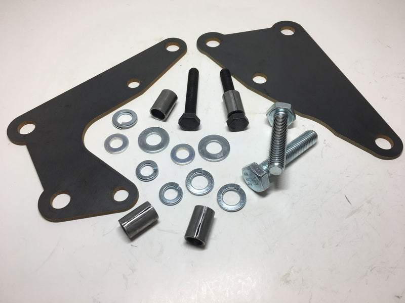 Reinforcement "stiffener" plate set, rear cover plate