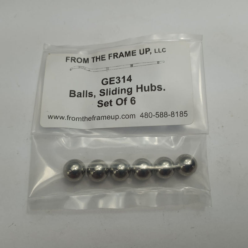 Ball, striking dog (3rd&4th) and sliding hub (1st&2nd), set of 6 each