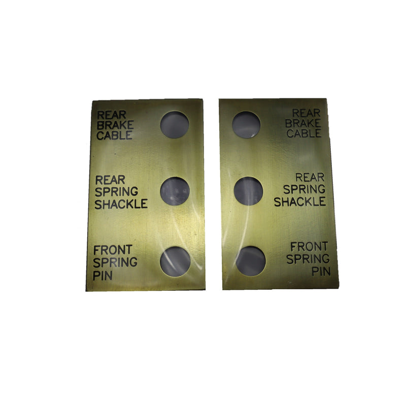 ID Plate - Tecalemit Nipples