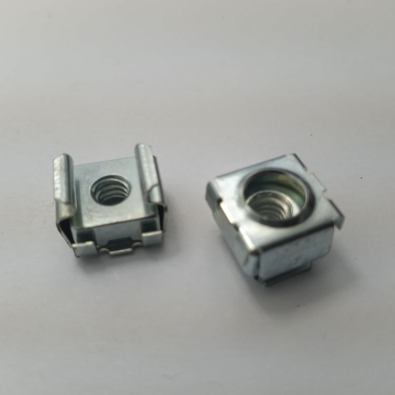 3/16W caged nut, each