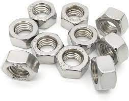 6 BA hex plain nut
