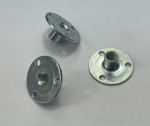 3/16 W -  T nut, nails used to fasten to tub.