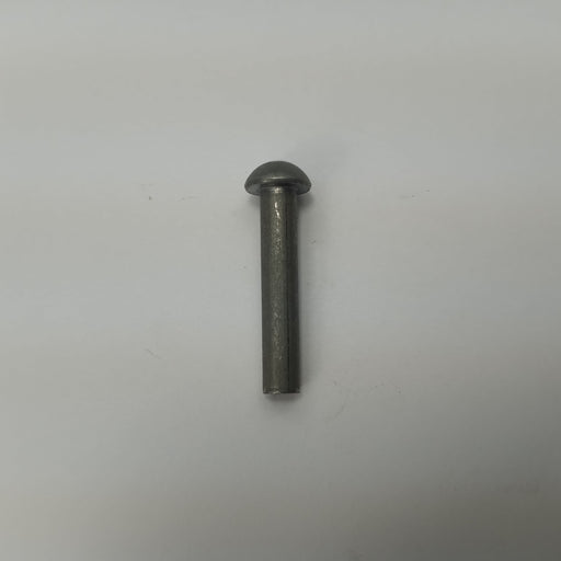 Solid, round head, 3/16 x 1" , steel, cut to length 