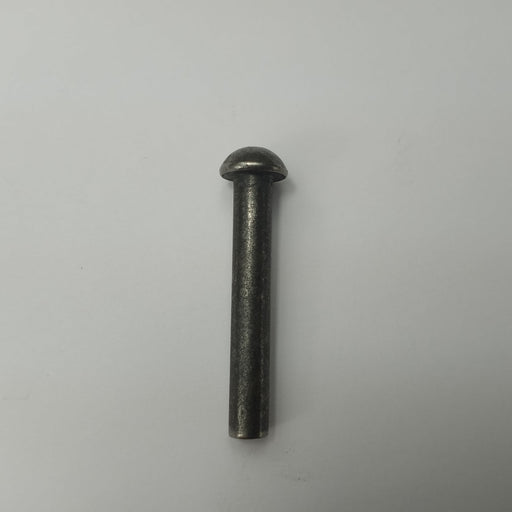 Solid, round head, ¼” x 1 5/8", steel