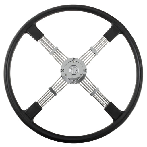 Brooklands wheel, black, 15.5", complete