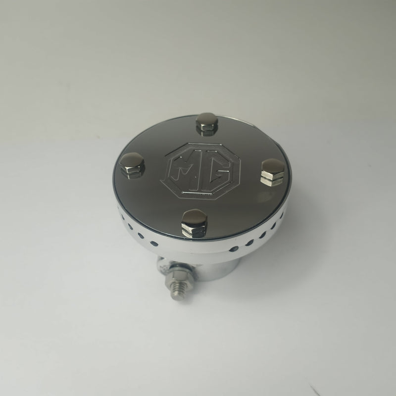 Brooklands Center Medallion, Wheel, thru TA2881, chrome, 3" dia (4 bolt holes)