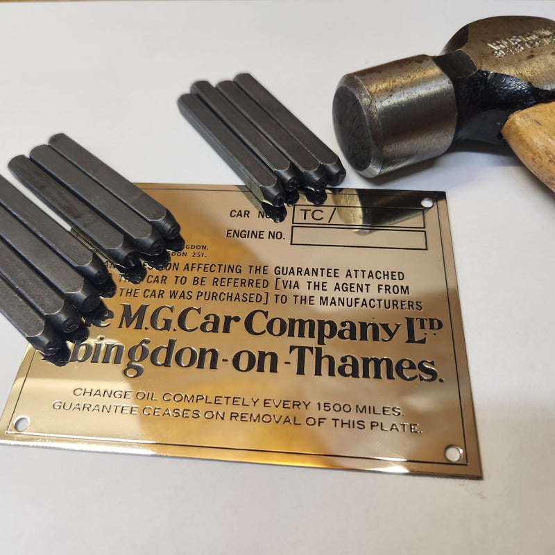 SVID20-FTFU Services: Hand Stamp ID Plate