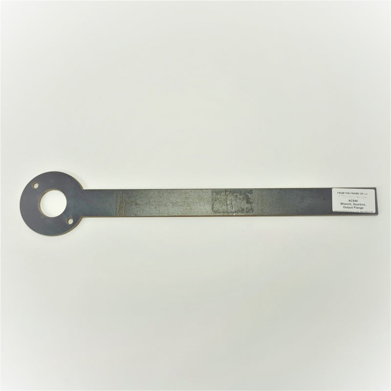 Wrench, holds gearbox rear flange to remove nut