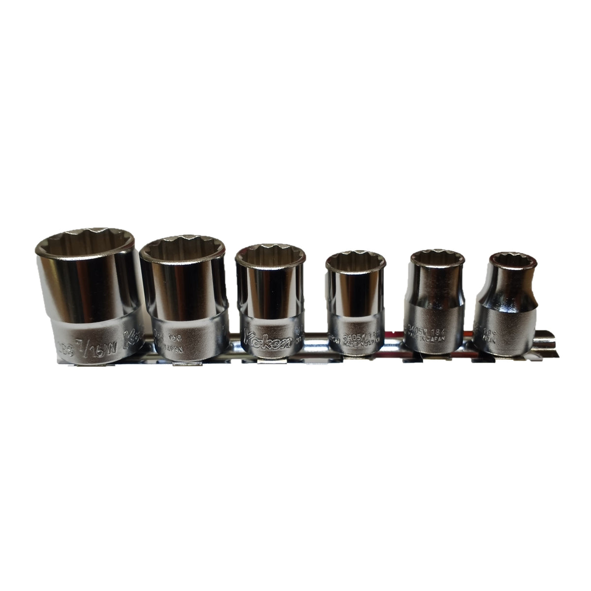 TM611-BSF Socket Set, 7 piece set, 3/8