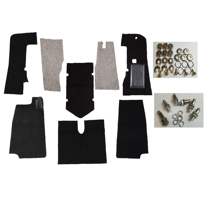 TR250Carpet set, black — From The Frame Up