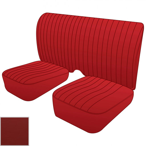 Leather seat kit, Red