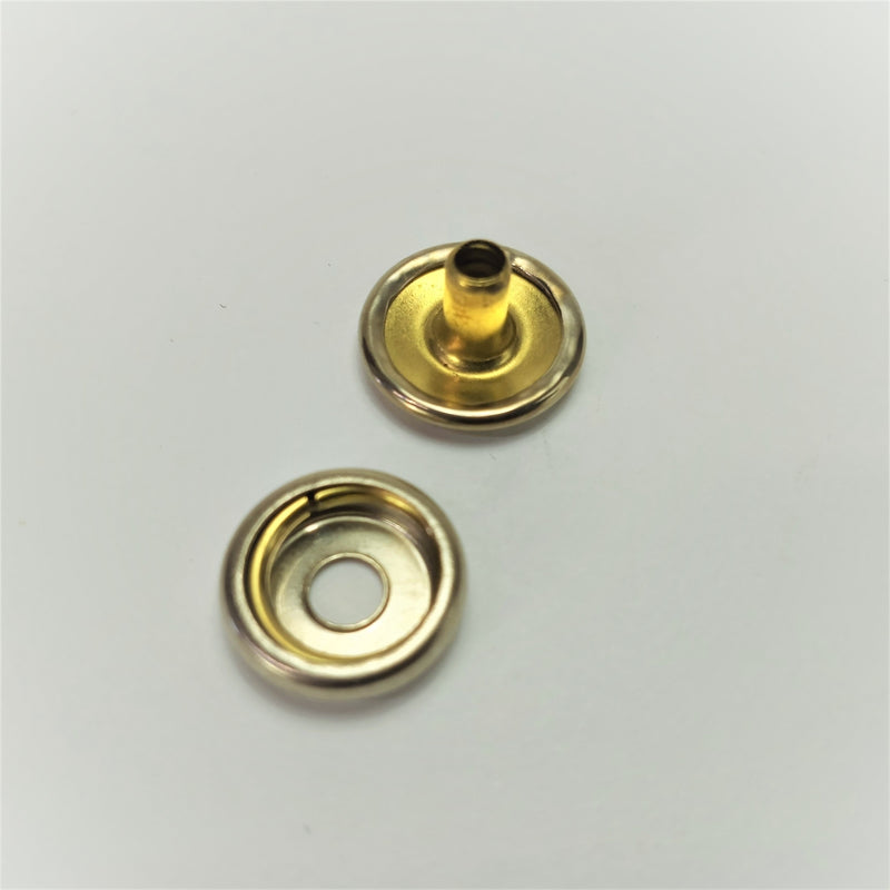 Trim snap button, long stem