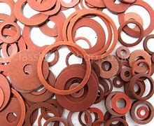 WAFB100-Fiber washer, tire pump hose, 3/8" x 1/2"