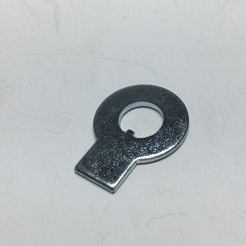 Door hinge pin tab washer