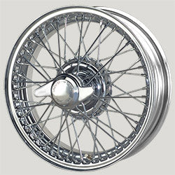15" Wire Wheel, chrome